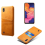Samsung A10 leather case with card slot red 5