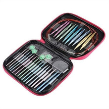 Interchangeable Aluminum Circular Knitting Needles Set