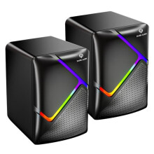 Dark Alien USB desktop speakers with RGB lighting