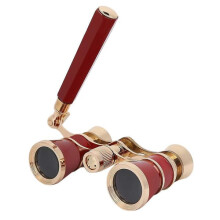 Opera binoculars 3x25 compact lightweight red