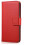 iPhone X leather wallet case by TOMKAS red 1