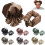 Heatless Curling Set Beige Hair Rollers 12pcs 1