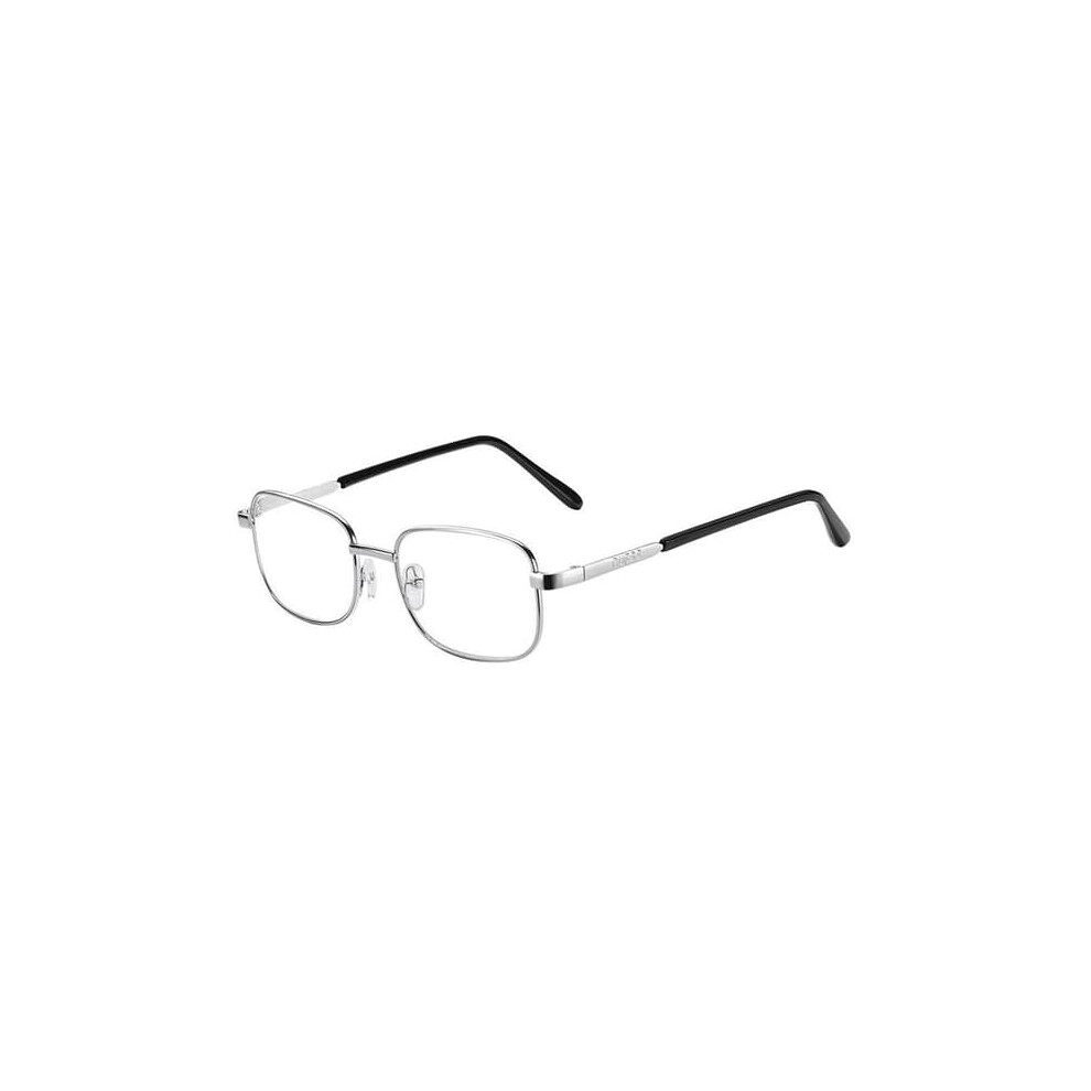 Reading Glasses Square Frame 400 Silver 900223019455