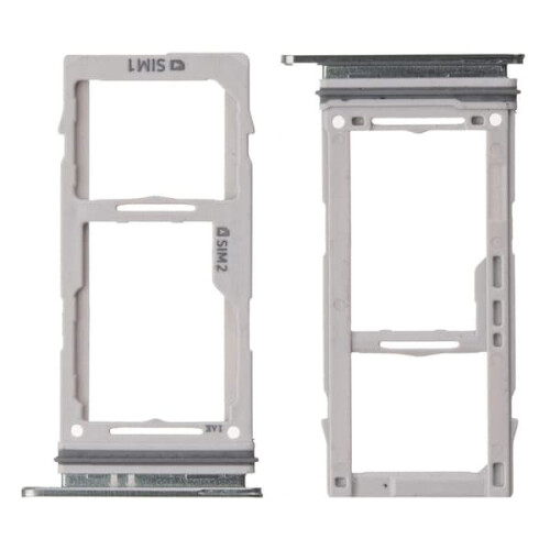 Samsung Galaxy S10 dual SIM card holder silver