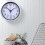 Silent Wall Clock Large Numbers Round Light Pink 3