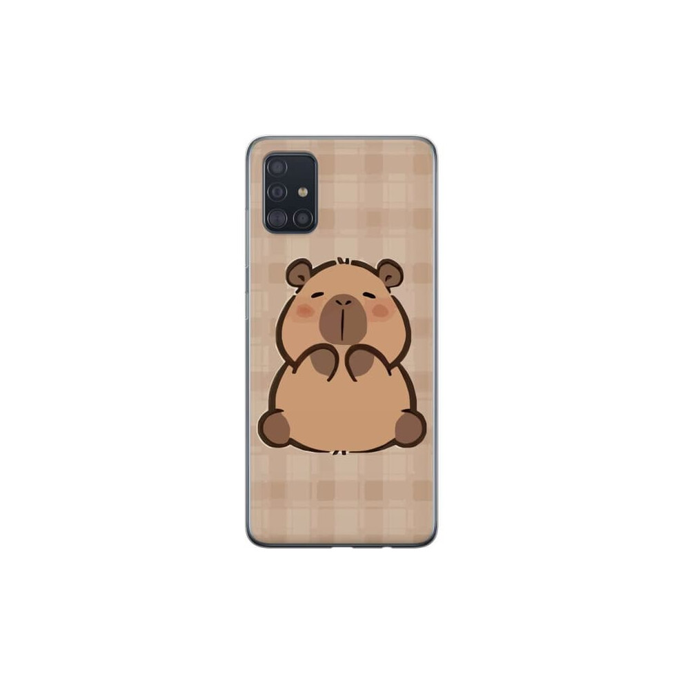 Samsung Galaxy A51 Transparent Case Kawaii Capybara 900223030405