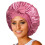 Satin Bonnet for Sleep Double-Layered with Ties 1