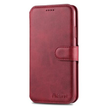 Yazunshi Wallet Case for iPhone 13 Mini Red