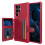 Samsung Galaxy S22 Ultra case with card holder red 1
