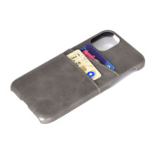iPhone 13 Pro Max case with card holder grey