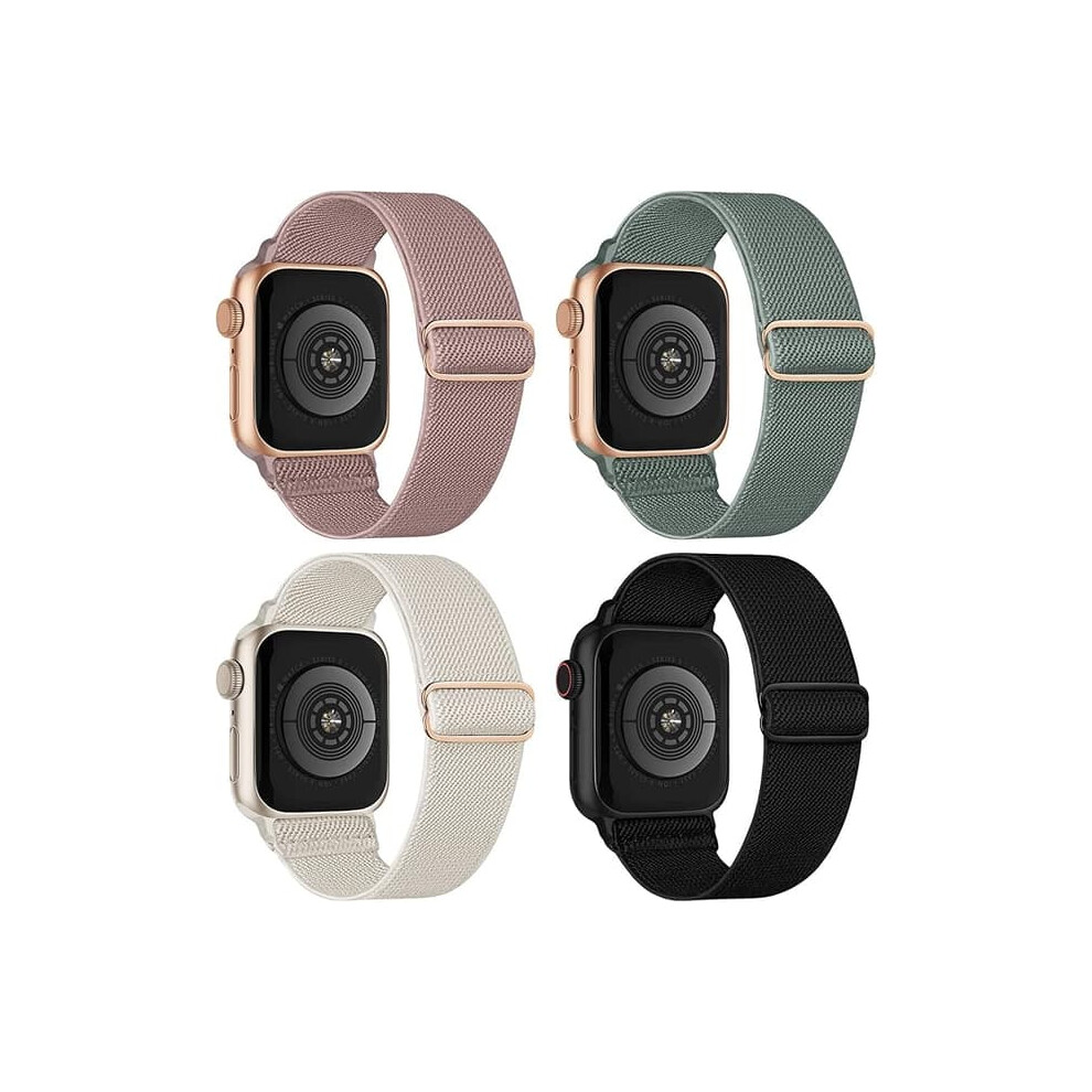 Elastic Nylon Apple Watch Band 42/44/45Mm 4 Colors 962125384291