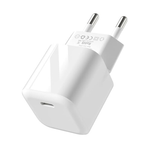 Compatibel met iPhone-oplader - Snellader - Adapter 20W USB-C Wit 3 stuks (mini20w)