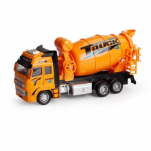 Alloy Toy Car Yellow Concrete Mixer Model
