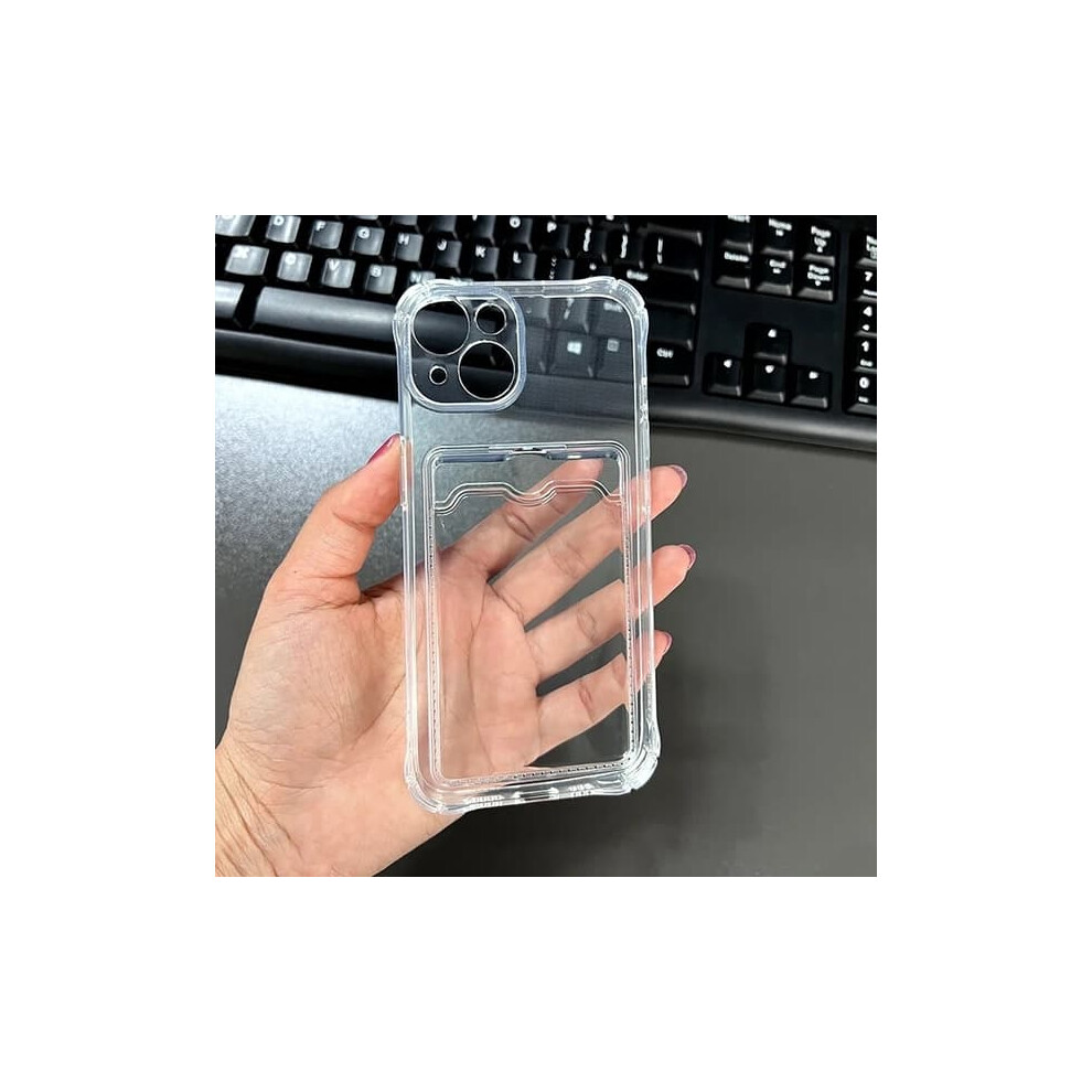 Iphone 15 Case Transparent Silicone Shock-Absorbing One Size 962029688396