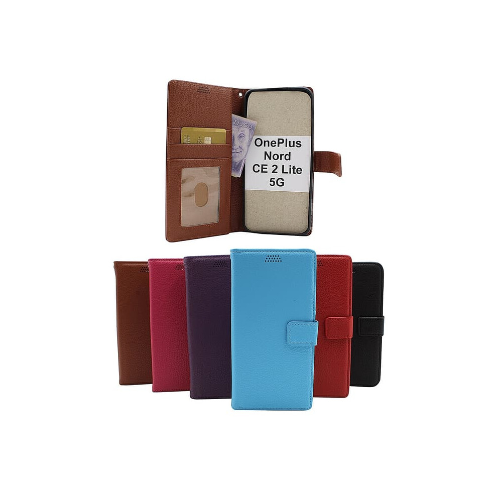 Stand Case Wallet For Oneplus Nord Ce 2 Lite 5G Hot Pink 962029688457