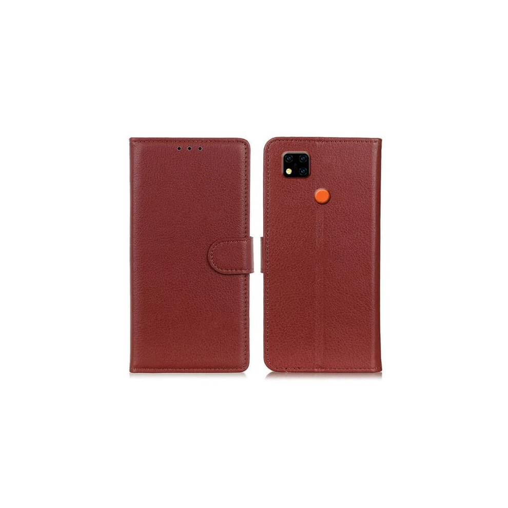 Xiaomi Redmi 9C Wallet Case With Stand Brown 962125385342