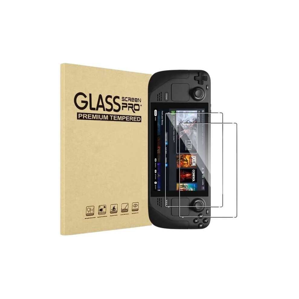 Steam Deck Tempered Glass Screen Protector Pack Of 2 962125386004