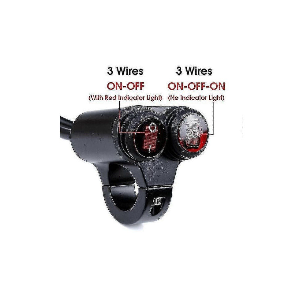 Motorcycle Handlebar Head 22Mm 12V Double Switch Light 962125382747