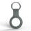 Capa de silicone compatível com Airtag da Apple com chaveiro, 11 cores, cinza. 1