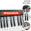 Piano keyboard labels removable white 88 keys 2