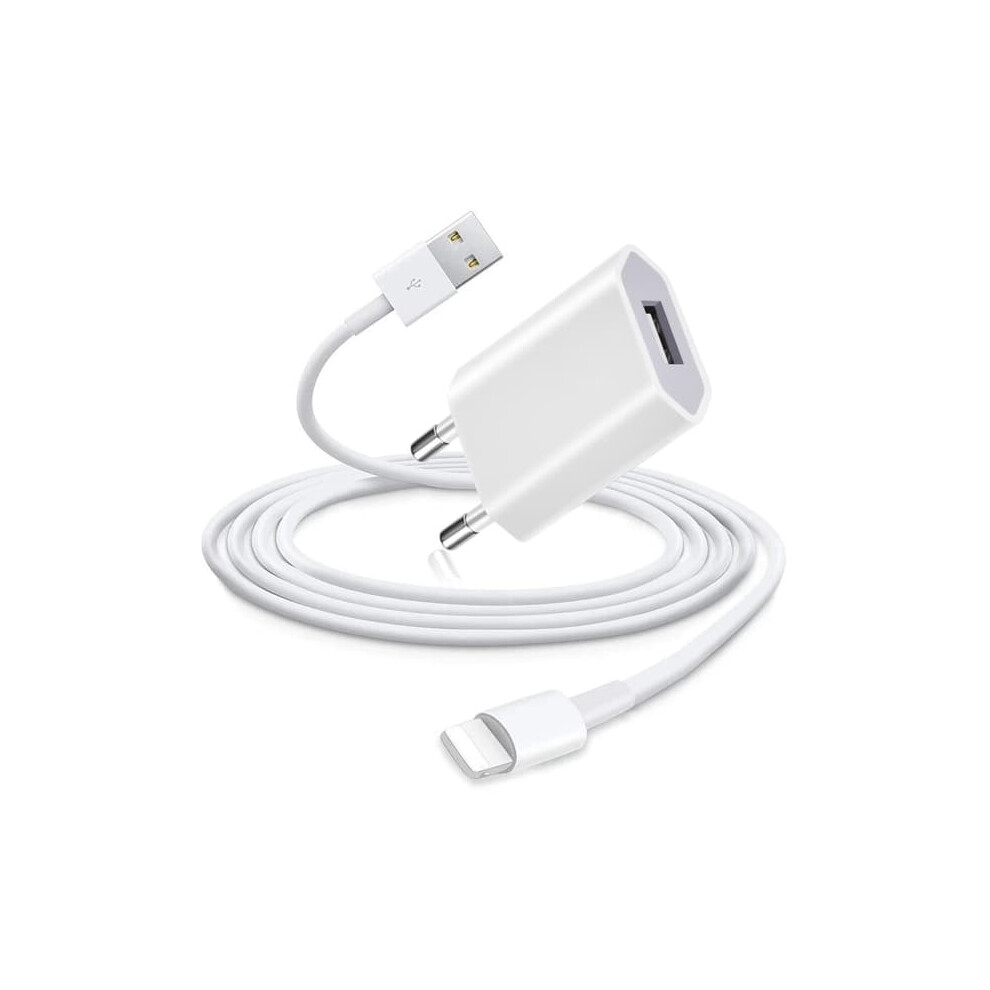 Iphone Wall Charger With 1-Meter Lightning Cable 962029696407