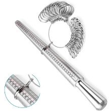 Ring Gauge with Sizes and Stock