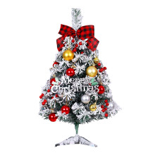 Green flocking desktop Christmas tree 23.6 inch