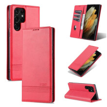Samsung Galaxy S23 Ultra wallet case red