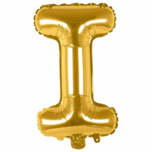 Gold Letter Balloon 80cm Large I