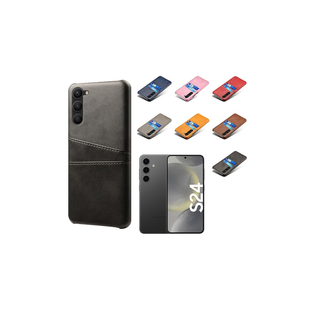 Card Holder For Samsung Galaxy S24 Case Grey 962029689218