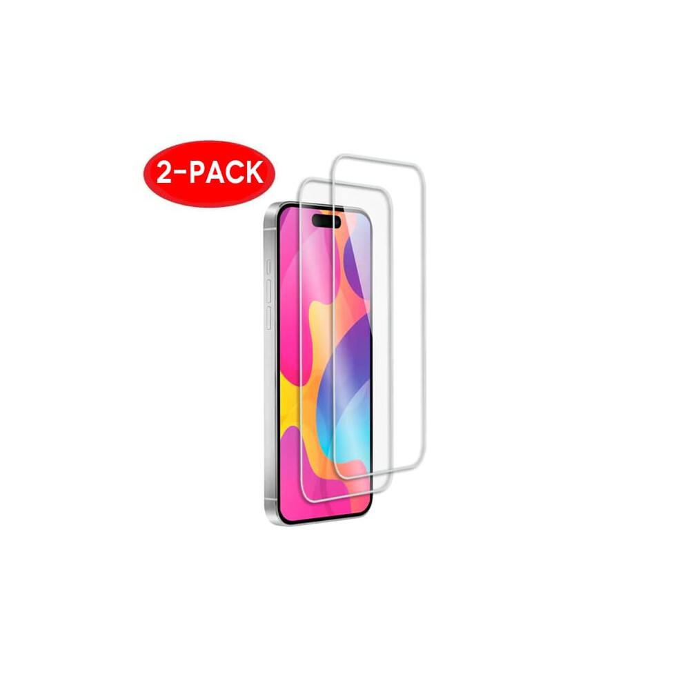 Tempered Glass Screen Protector For Iphone 15 Pro Max 2-Pack 962125389302