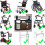 Wheelchair Side Bag Waterproof Storage Pouch with Cup Holder 6