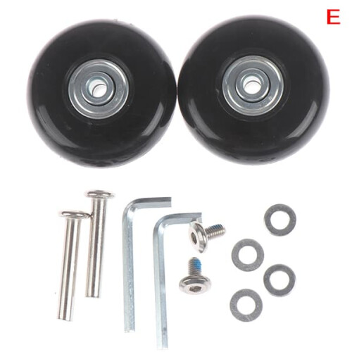 Luggage Bag Replacement Wheels Kit OD 54mm