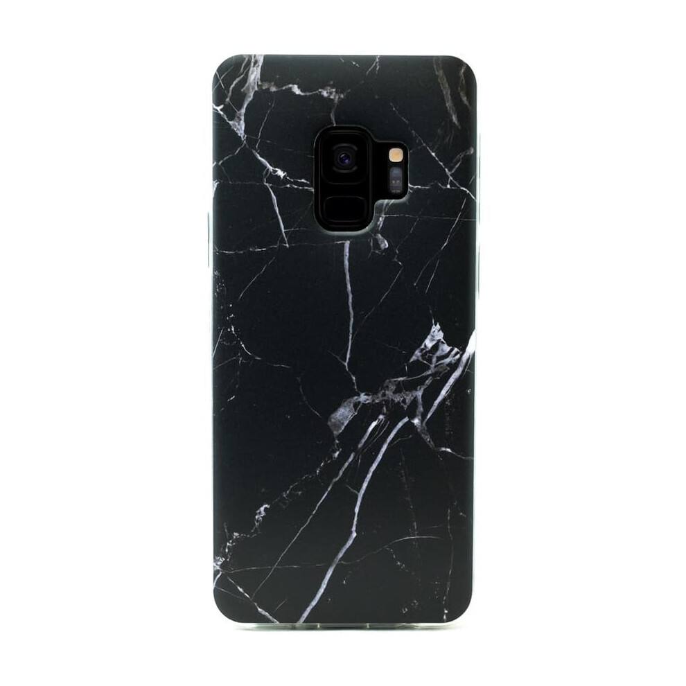 Samsung Galaxy S9 Soft Marble Case Black 962029686132