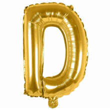 Gold Letter Balloon 80 cm Large