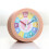 Off White Analog Alarm Clock Silent for Kids 4