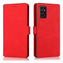 Wallet Case for Samsung Galaxy S21 Ultra Red