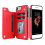 NKOBEE Red iPhone 8 Smart Wallet Case 1