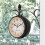 Retro Station Wall Clock Double-Sided 12 Inch 2