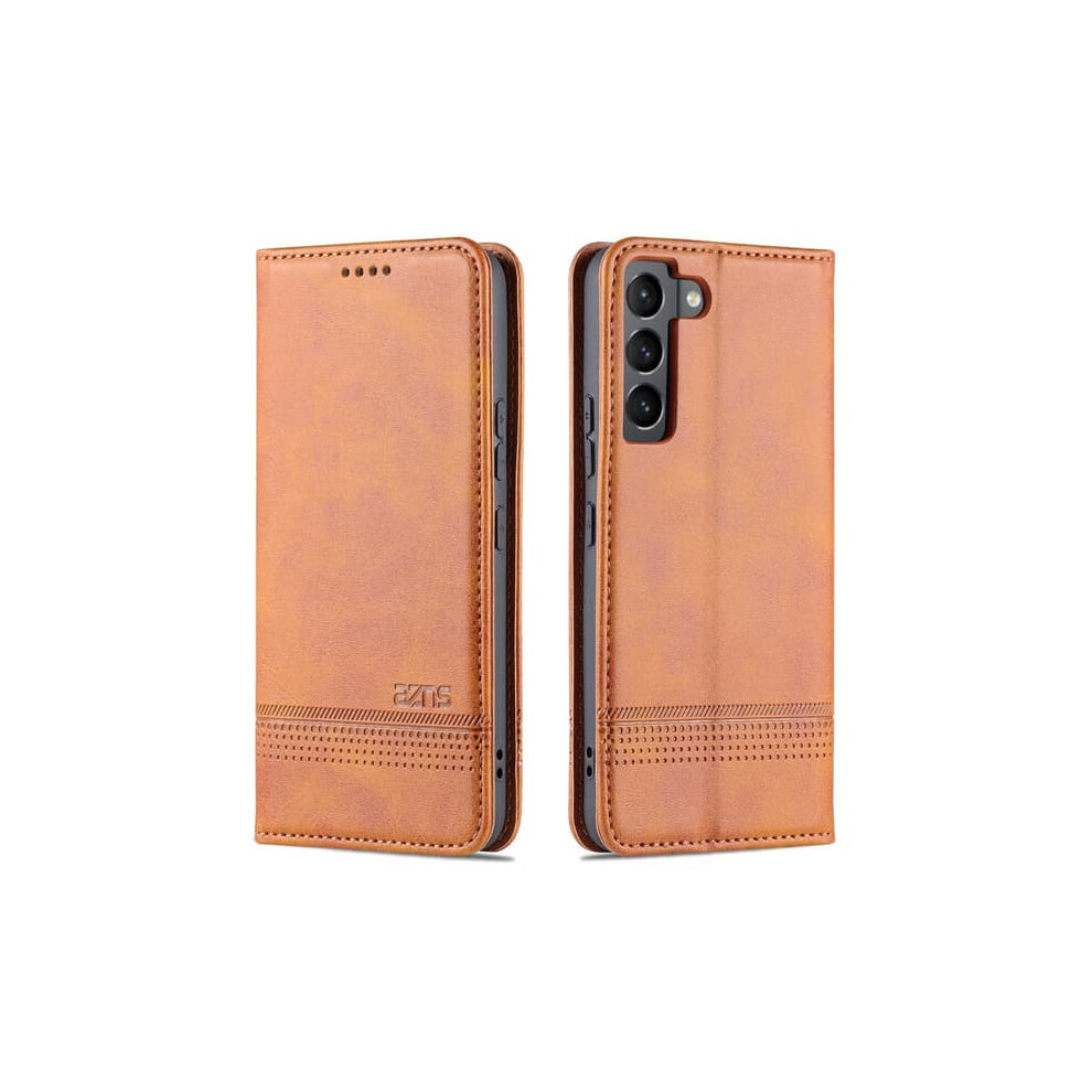 Wallet Case For Samsung Galaxy S22 Brown 962029687009