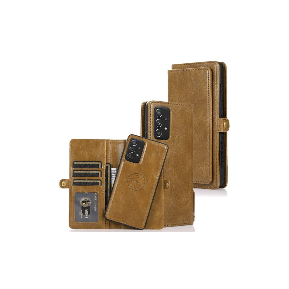 Samsung Galaxy A72 Wallet Case 2-In-1 Brown 962029686941