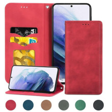 Samsung Galaxy S21 Plus wallet case red