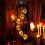 Solar LED Halloween wind chime light outdoor decor 4