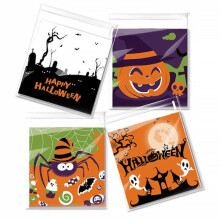 Halloween Candy Bags Mix of 4 Styles 100pcs