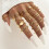 Gold Knuckle Ring Set 18 Pieces 1
