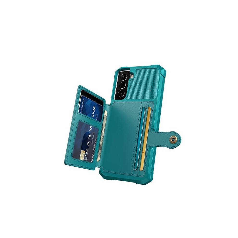 Case With Card Holder For Samsung Galaxy S21 Plus Green 962029704270