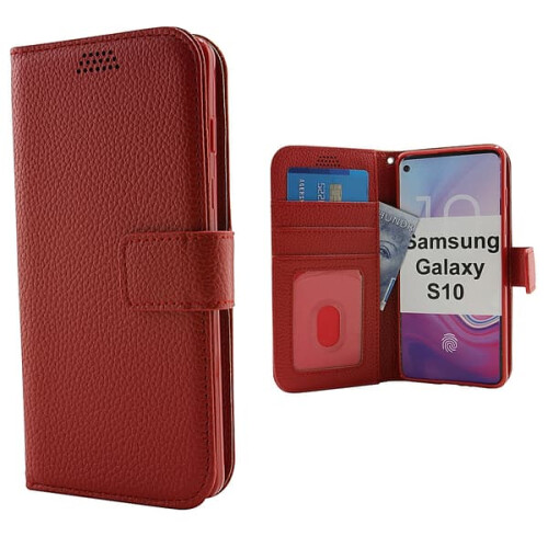 Standcase wallet for Samsung Galaxy S10 G973F red
