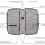 Family travel document organizer with RFID protection large 3