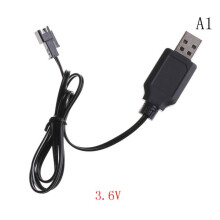 RC battery pack USB charger adapter 3.6V–7.2V