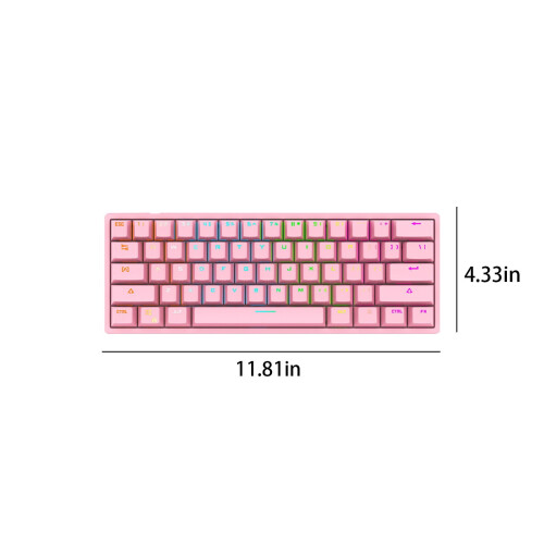 Bluetooth Headphones and 61-Key RGB Mechanical Gaming 2